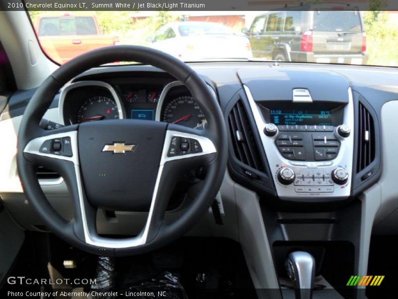 Summit White / Jet Black/Light Titanium 2010 Chevrolet Equinox LT