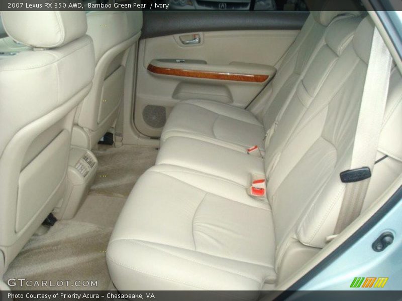 Bamboo Green Pearl / Ivory 2007 Lexus RX 350 AWD