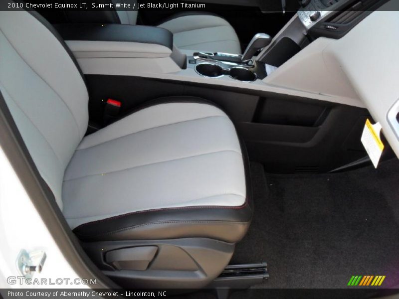 Summit White / Jet Black/Light Titanium 2010 Chevrolet Equinox LT