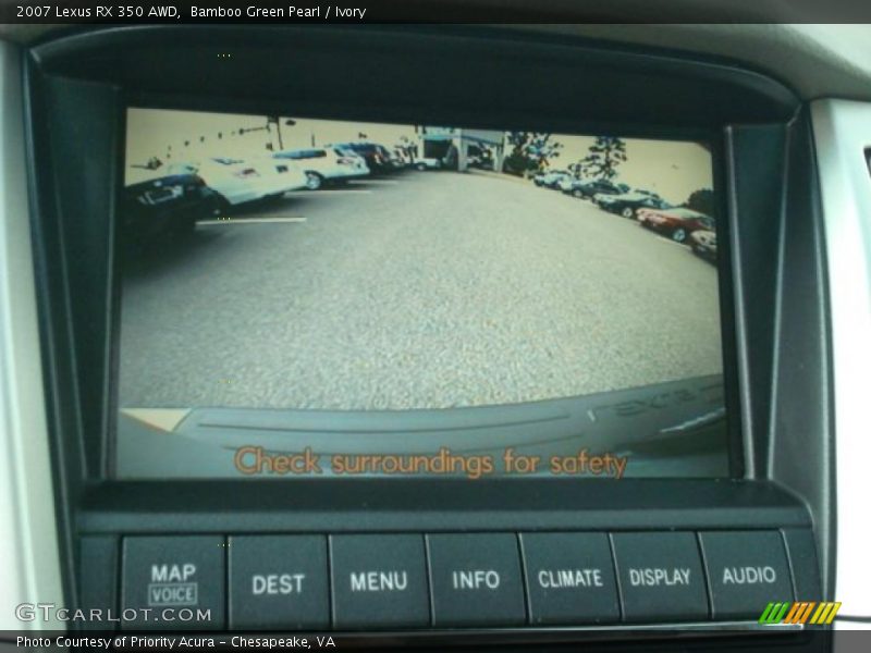 Bamboo Green Pearl / Ivory 2007 Lexus RX 350 AWD