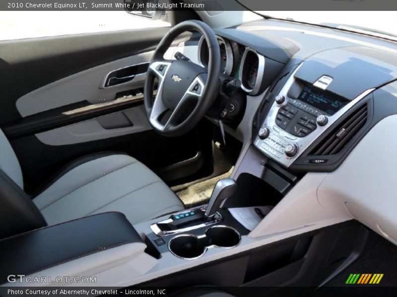 Summit White / Jet Black/Light Titanium 2010 Chevrolet Equinox LT