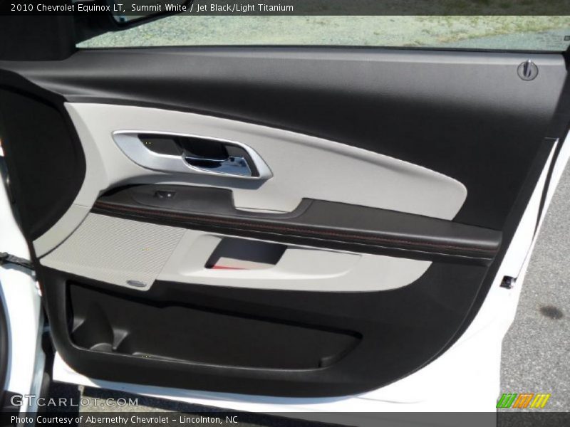Summit White / Jet Black/Light Titanium 2010 Chevrolet Equinox LT
