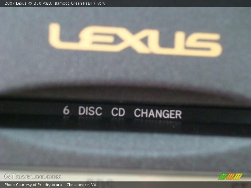 Bamboo Green Pearl / Ivory 2007 Lexus RX 350 AWD