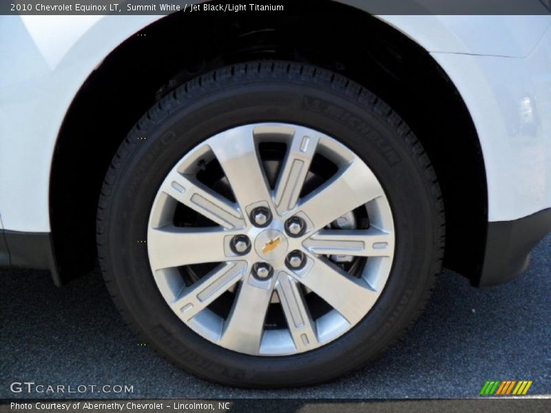 Summit White / Jet Black/Light Titanium 2010 Chevrolet Equinox LT