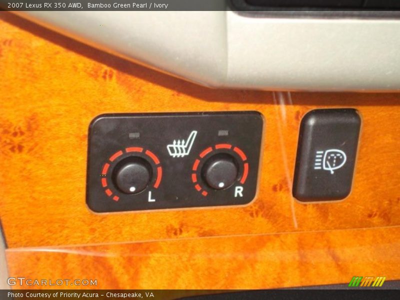 Bamboo Green Pearl / Ivory 2007 Lexus RX 350 AWD
