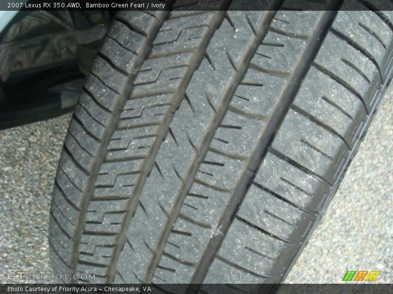 Bamboo Green Pearl / Ivory 2007 Lexus RX 350 AWD