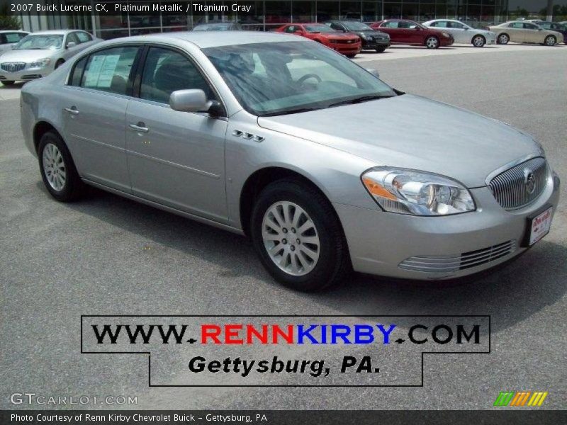 Platinum Metallic / Titanium Gray 2007 Buick Lucerne CX