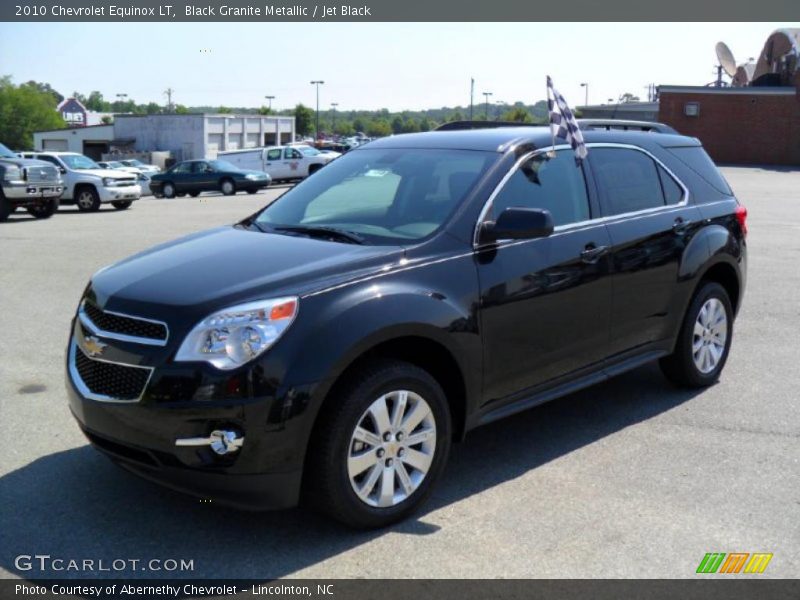 Black Granite Metallic / Jet Black 2010 Chevrolet Equinox LT