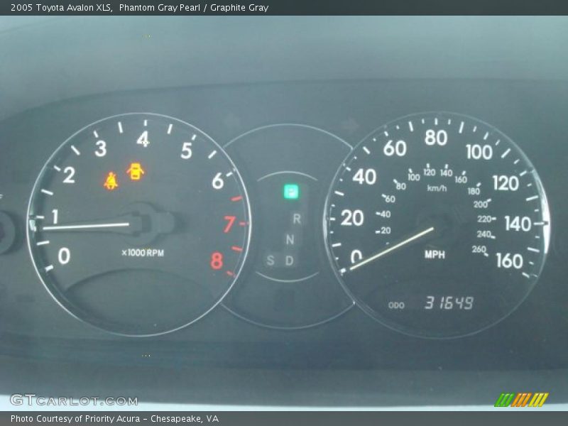 Phantom Gray Pearl / Graphite Gray 2005 Toyota Avalon XLS