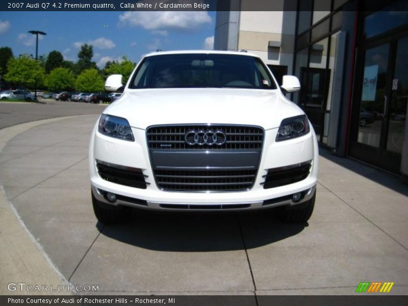 Calla White / Cardamom Beige 2007 Audi Q7 4.2 Premium quattro