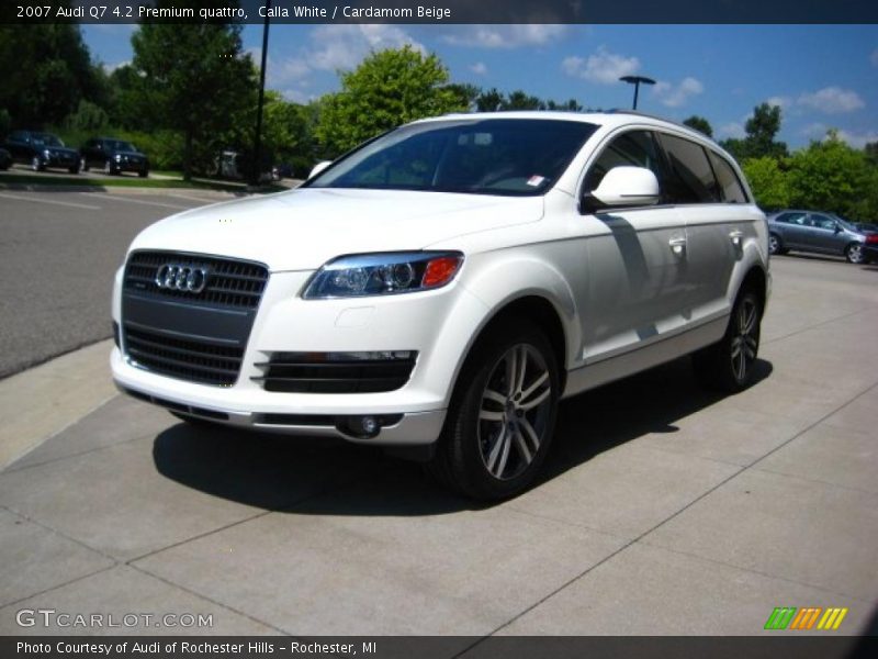 Calla White / Cardamom Beige 2007 Audi Q7 4.2 Premium quattro