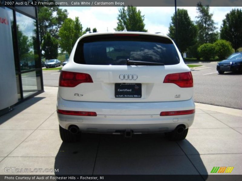 Calla White / Cardamom Beige 2007 Audi Q7 4.2 Premium quattro