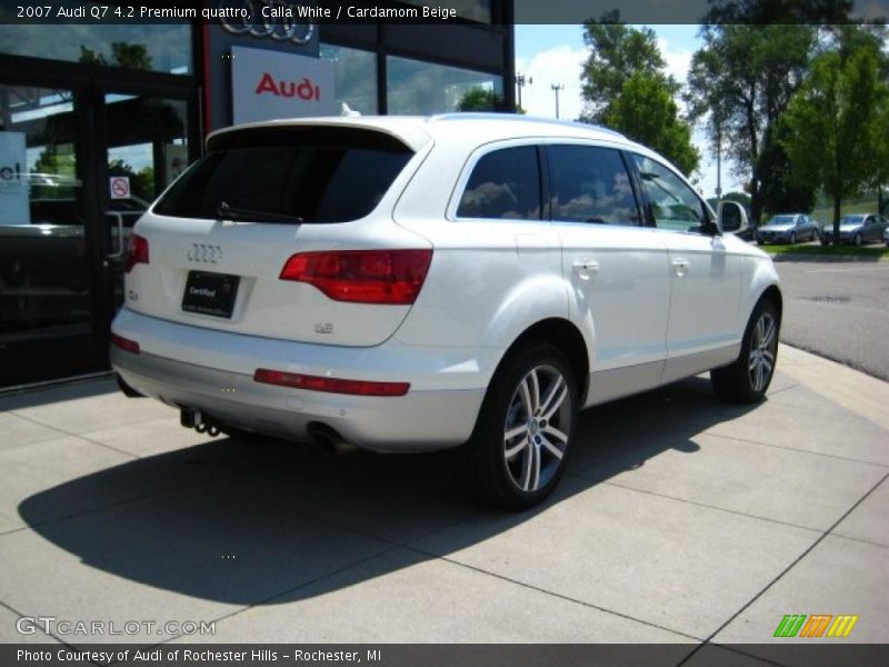 Calla White / Cardamom Beige 2007 Audi Q7 4.2 Premium quattro