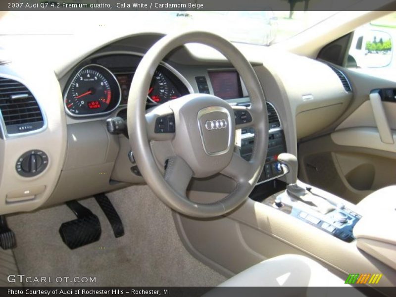 Calla White / Cardamom Beige 2007 Audi Q7 4.2 Premium quattro