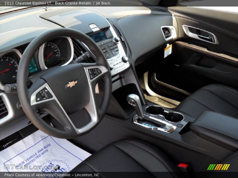 Black Granite Metallic / Jet Black 2010 Chevrolet Equinox LT