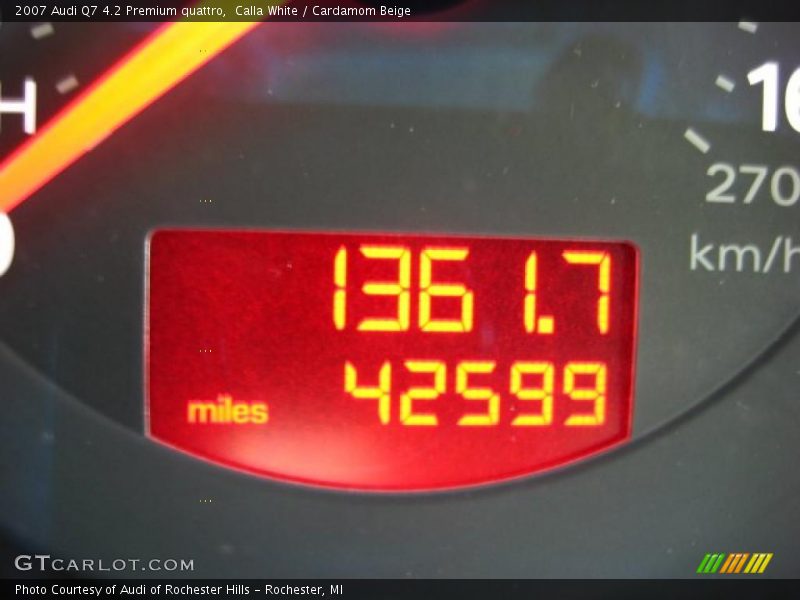 Calla White / Cardamom Beige 2007 Audi Q7 4.2 Premium quattro