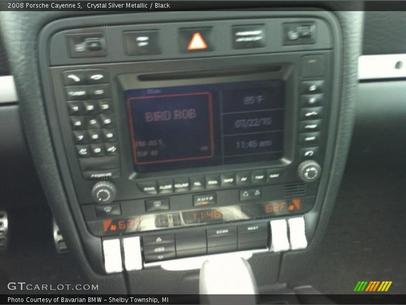 Crystal Silver Metallic / Black 2008 Porsche Cayenne S