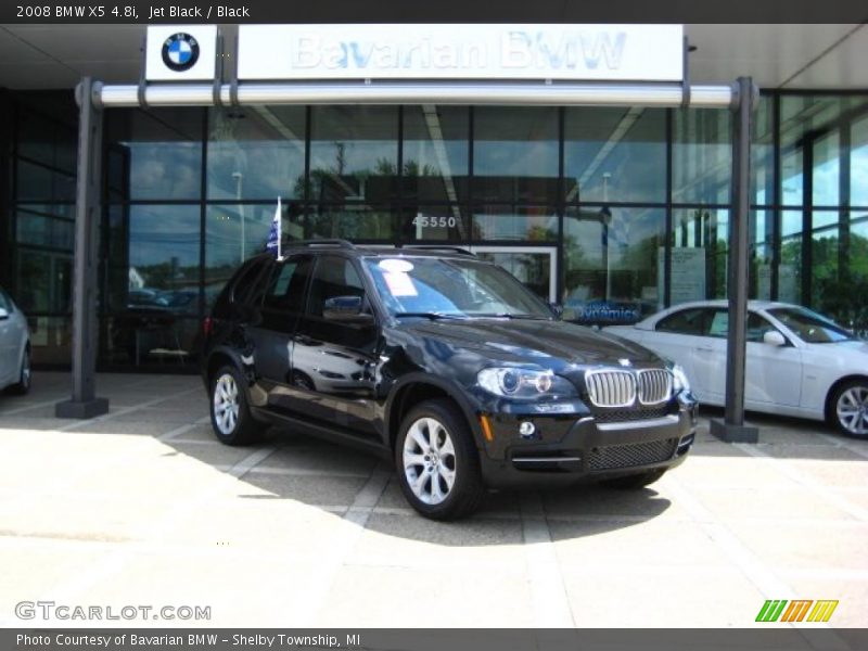 Jet Black / Black 2008 BMW X5 4.8i