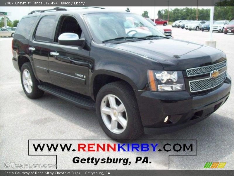 Black / Ebony 2007 Chevrolet Tahoe LTZ 4x4