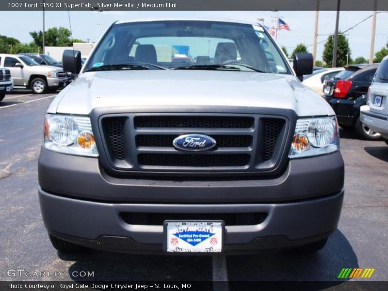 Silver Metallic / Medium Flint 2007 Ford F150 XL SuperCab
