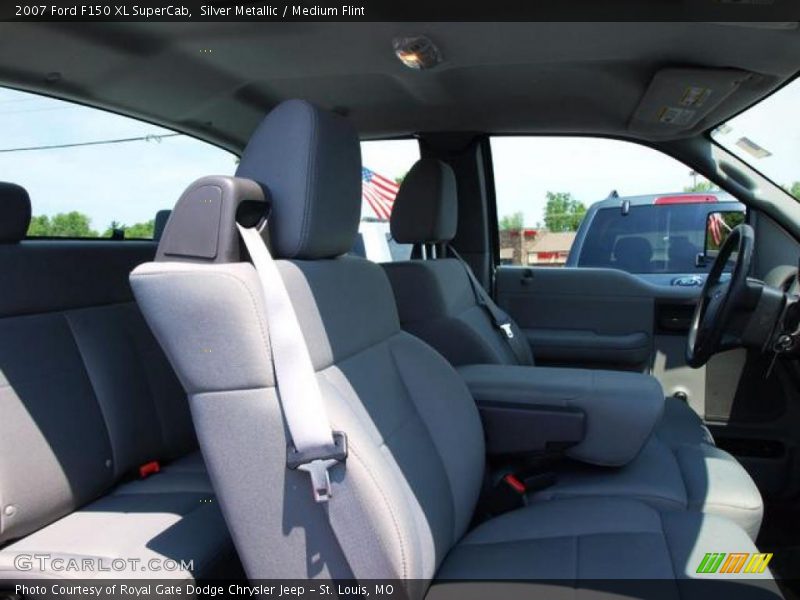 Silver Metallic / Medium Flint 2007 Ford F150 XL SuperCab