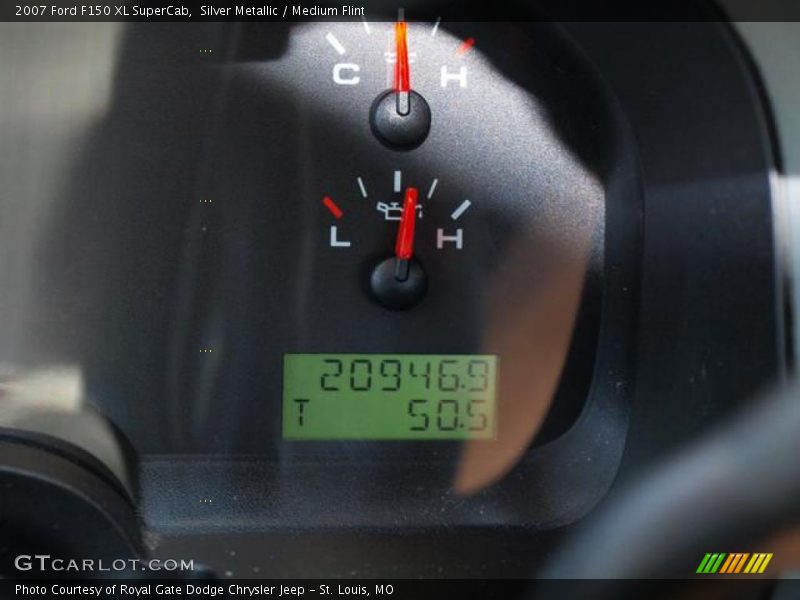Silver Metallic / Medium Flint 2007 Ford F150 XL SuperCab