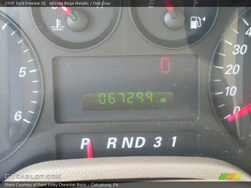 Arizona Beige Metallic / Flint Grey 2005 Ford Freestar SE