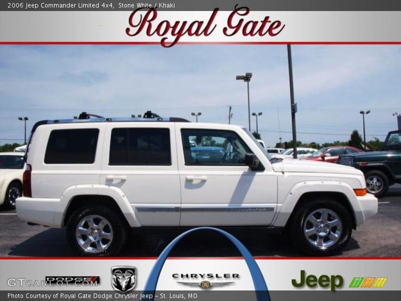 Stone White / Khaki 2006 Jeep Commander Limited 4x4