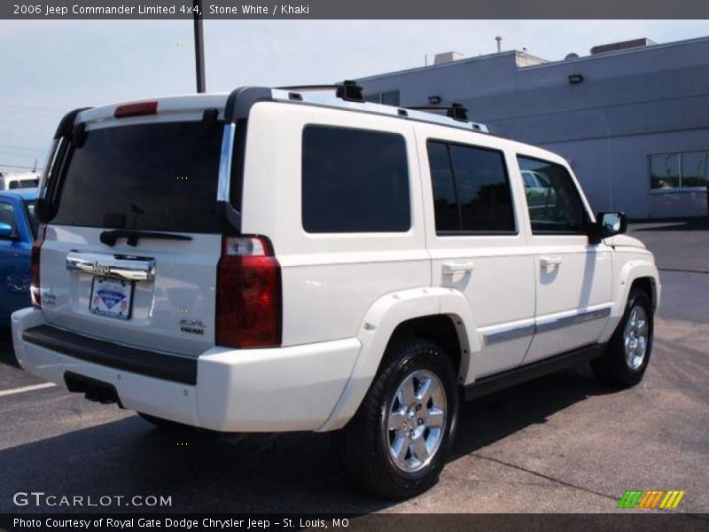 Stone White / Khaki 2006 Jeep Commander Limited 4x4
