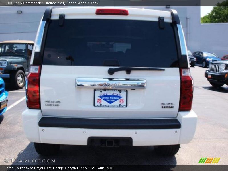 Stone White / Khaki 2006 Jeep Commander Limited 4x4