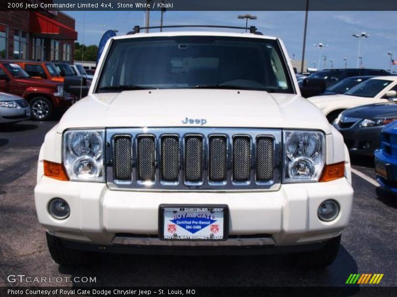 Stone White / Khaki 2006 Jeep Commander Limited 4x4