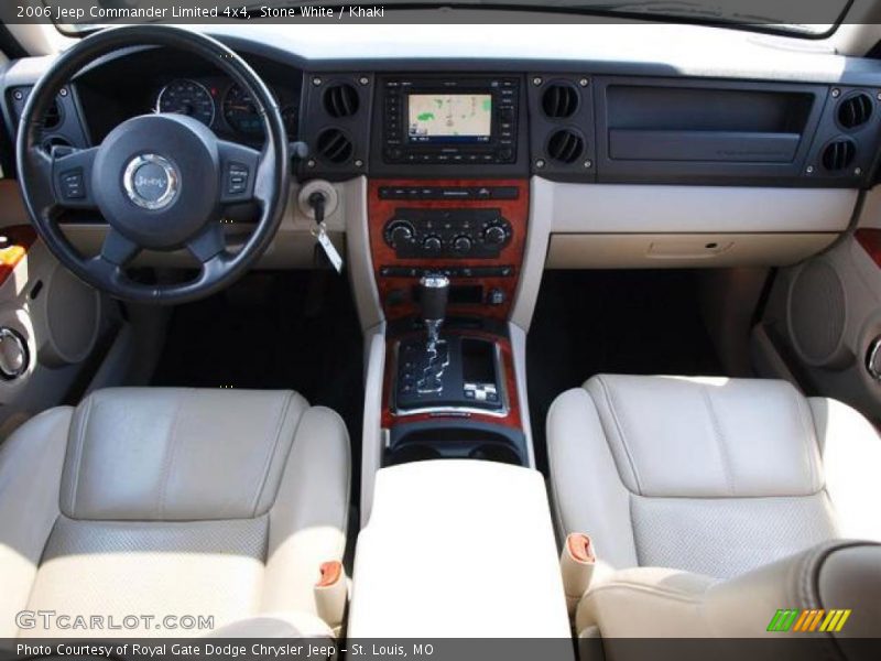 Stone White / Khaki 2006 Jeep Commander Limited 4x4