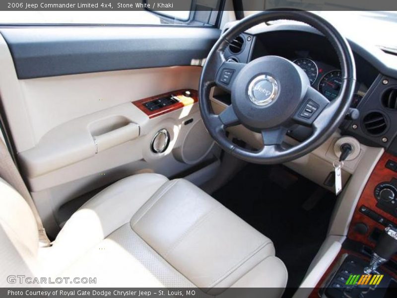 Stone White / Khaki 2006 Jeep Commander Limited 4x4