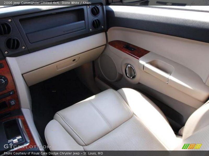 Stone White / Khaki 2006 Jeep Commander Limited 4x4