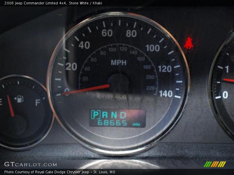 Stone White / Khaki 2006 Jeep Commander Limited 4x4