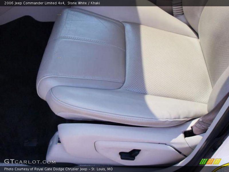 Stone White / Khaki 2006 Jeep Commander Limited 4x4