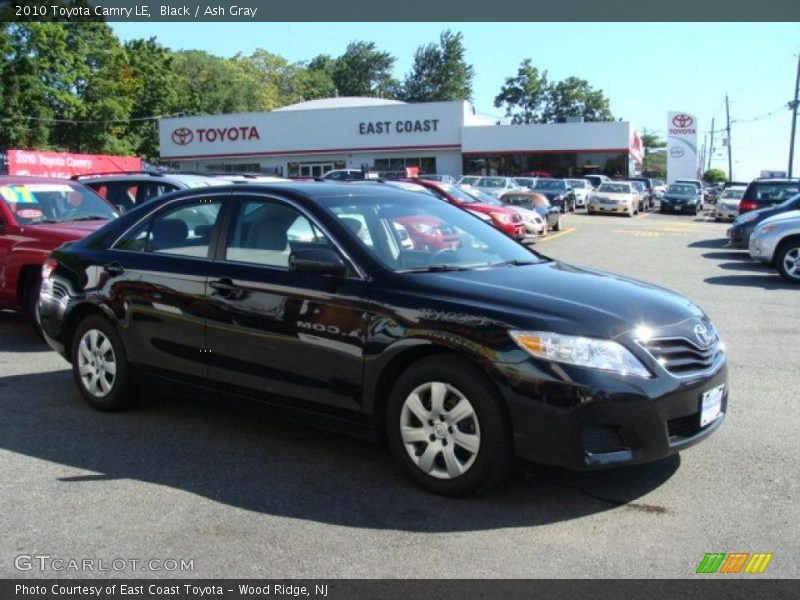 Black / Ash Gray 2010 Toyota Camry LE