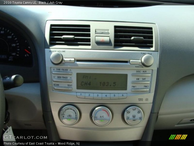 Black / Ash Gray 2010 Toyota Camry LE