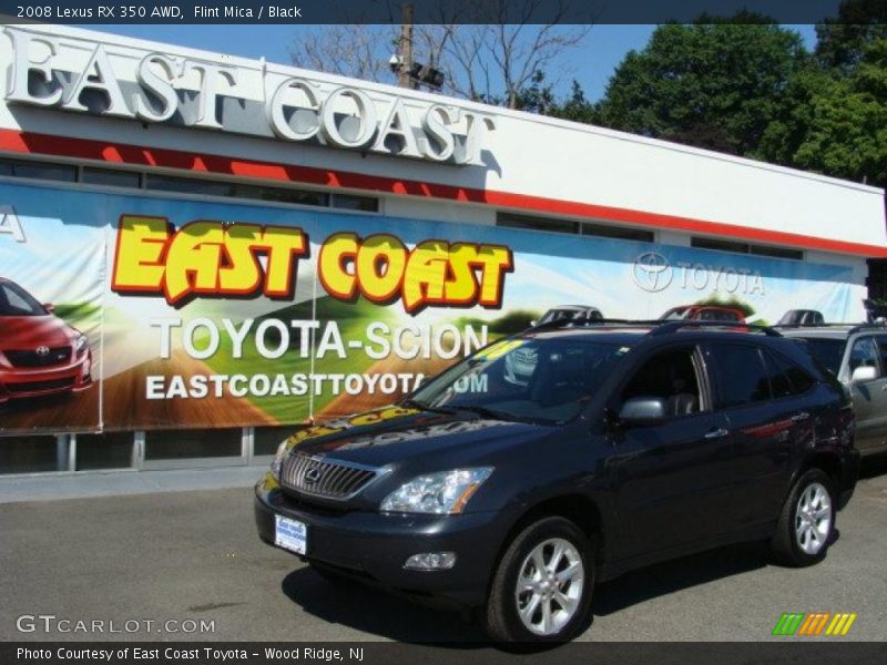 Flint Mica / Black 2008 Lexus RX 350 AWD