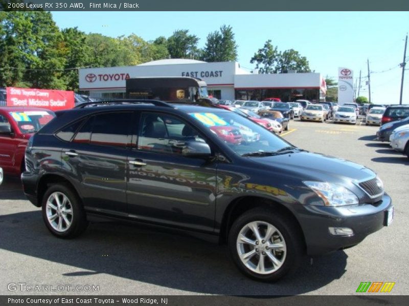 Flint Mica / Black 2008 Lexus RX 350 AWD