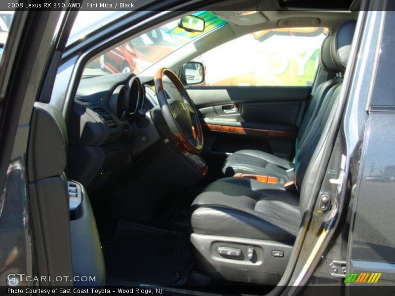 Flint Mica / Black 2008 Lexus RX 350 AWD