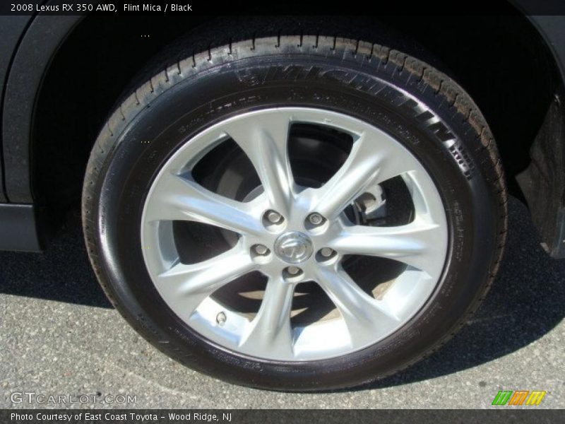 Flint Mica / Black 2008 Lexus RX 350 AWD