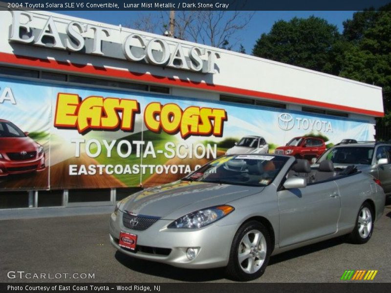 Lunar Mist Metallic / Dark Stone Gray 2004 Toyota Solara SLE V6 Convertible