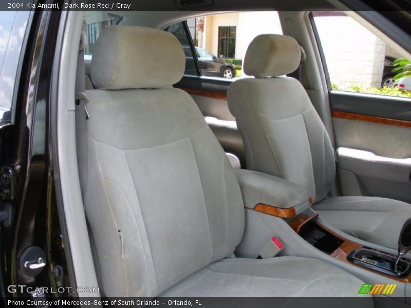 Dark Rose Red / Gray 2004 Kia Amanti