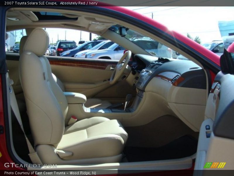 Absolutely Red / Ivory 2007 Toyota Solara SLE Coupe