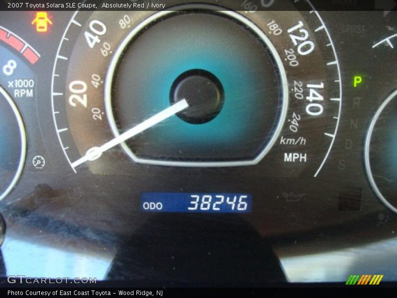 Absolutely Red / Ivory 2007 Toyota Solara SLE Coupe