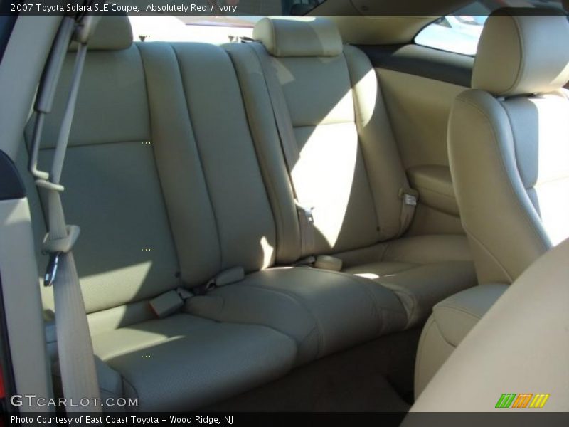 Absolutely Red / Ivory 2007 Toyota Solara SLE Coupe