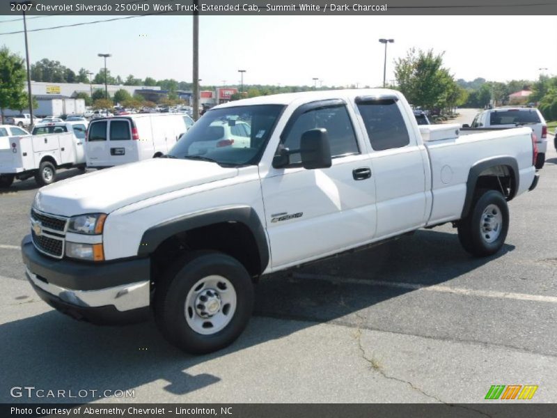 Summit White / Dark Charcoal 2007 Chevrolet Silverado 2500HD Work Truck Extended Cab