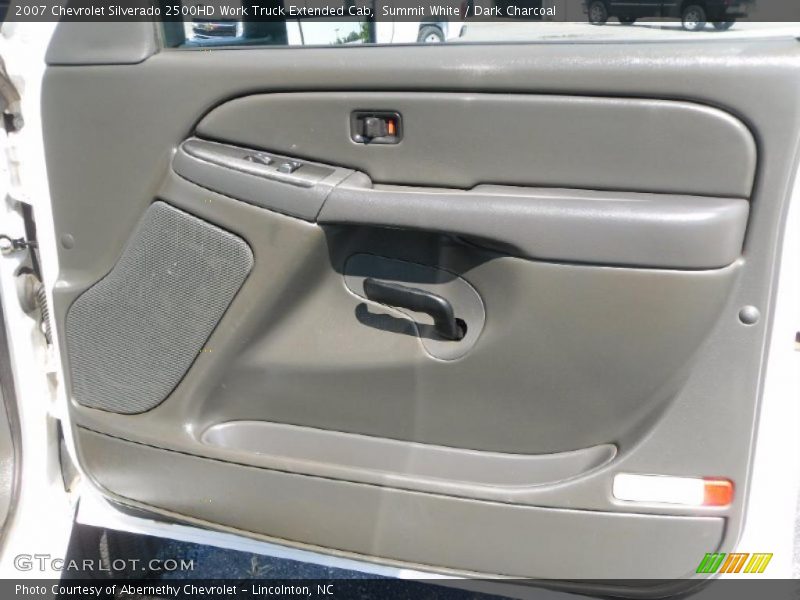 Summit White / Dark Charcoal 2007 Chevrolet Silverado 2500HD Work Truck Extended Cab