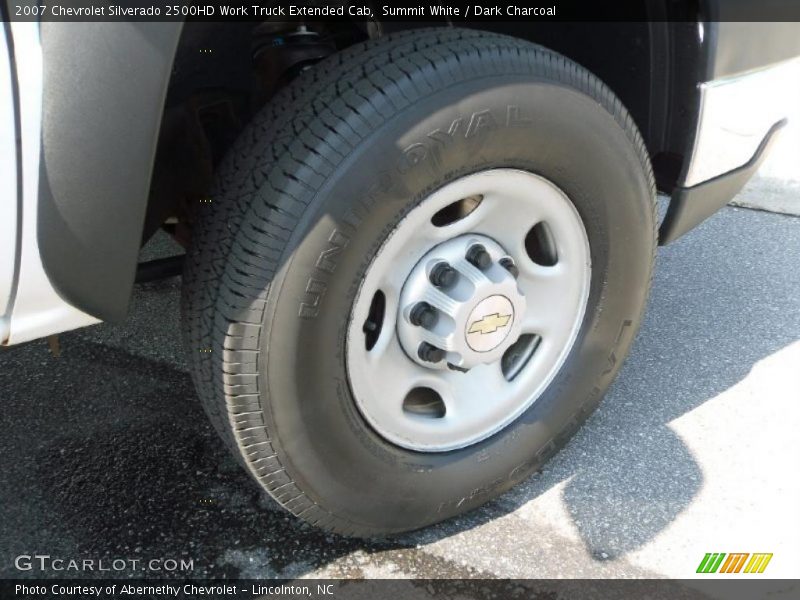 Summit White / Dark Charcoal 2007 Chevrolet Silverado 2500HD Work Truck Extended Cab